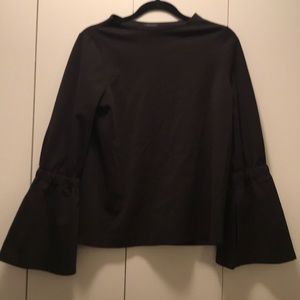 Ann Taylor dramatic flare sleeve top